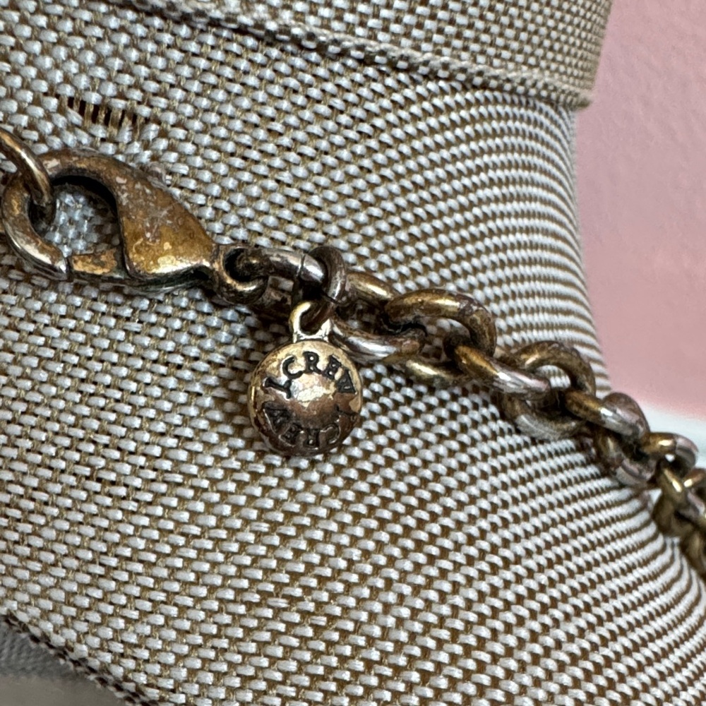 J. Crew Elegant Blue and Gold Necklace - Picture 3 of 5